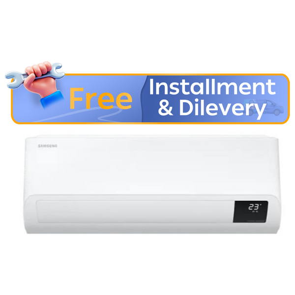  Samsung AR12ASHYGWK/IQ - 1 Ton - Wall Mounted Split - White - Inverter - Amp Control + Free Installation 