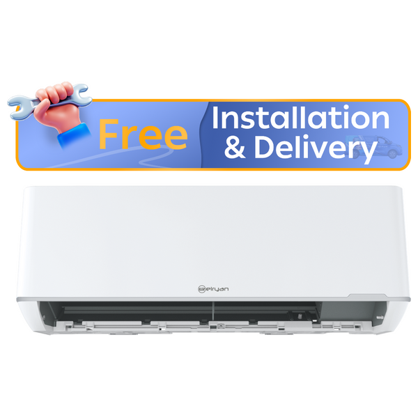  Elryan S122YHI - 1 Ton - Wall Mounted Split - Amp Control - Inverter - White 