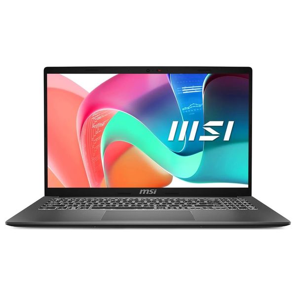 MSI Laptop 15.6-Inch - Modern 15 F13MG-456XAE - Core i7-1355U - 16GB/512GB SSD - Intel Iris Xe - Dos