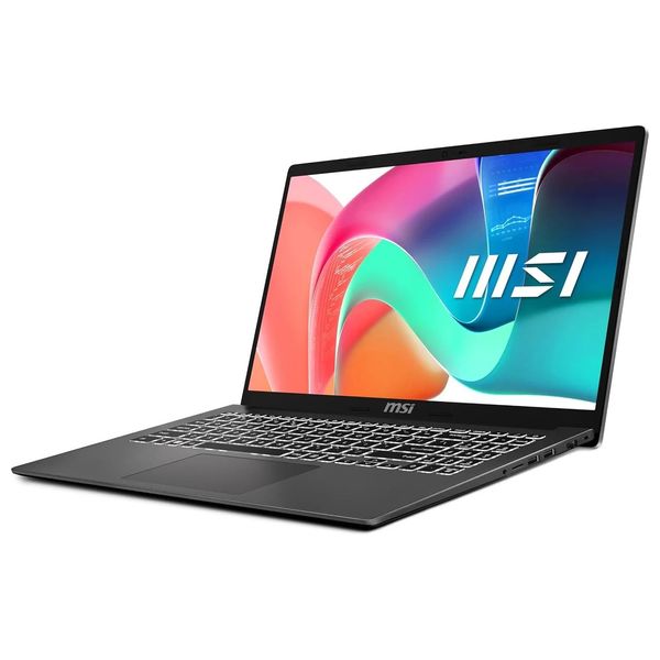 MSI Laptop 15.6-Inch - Modern 15 F13MG-456XAE - Core i7-1355U - 16GB/512GB SSD - Intel Iris Xe - Dos
