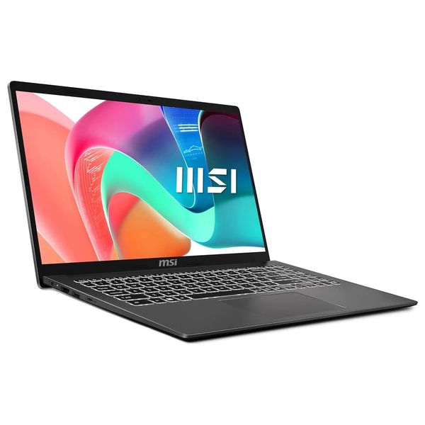 MSI Laptop 15.6-Inch - Modern 15 F13MG-456XAE - Core i7-1355U - 16GB/512GB SSD - Intel Iris Xe - Dos