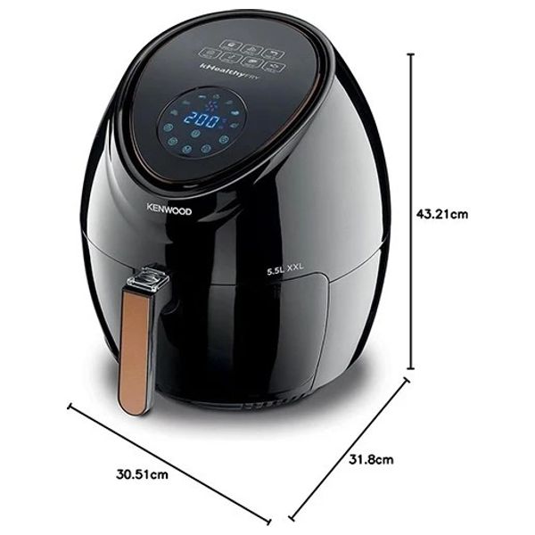  كينوود HFP50-000BK – قلاية هوائية – 400 واط - اسود 