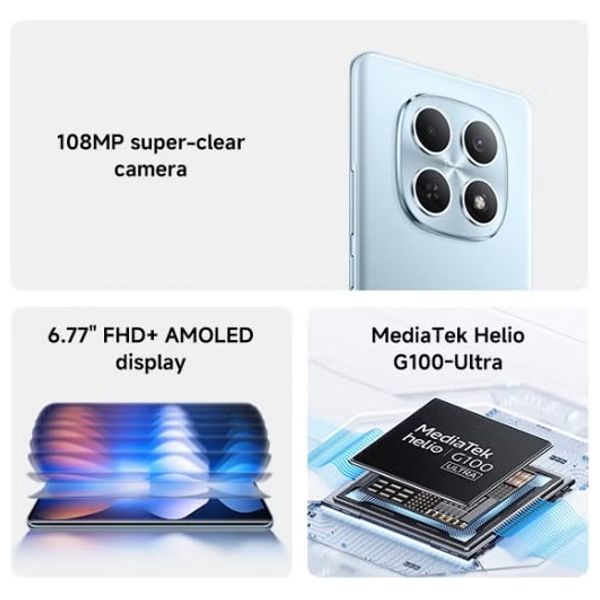 Xiaomi Redmi Note 15 - Dual SIM - Amoled, 6.77 inch, 120 Hz - MediaTek Helio G100-Ultra - 6000 mAh, 33W