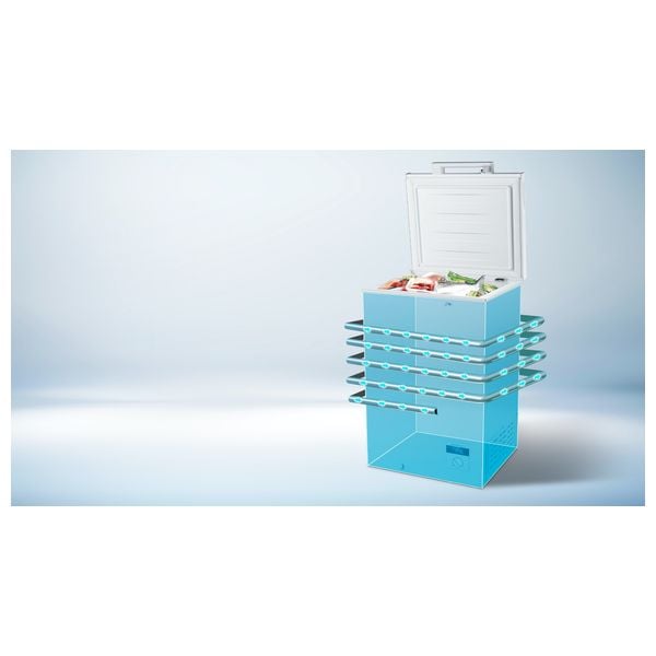  مجمدة افقية هايسنس - 6 قدم - FC-19DT4SAW - ابيض 