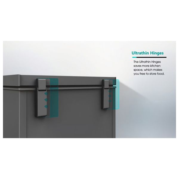  مجمدة افقية هايسنس - 9 قدم - FC26DT4SAT - رمادي 