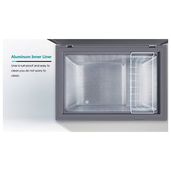  مجمدة افقية هايسنس - 9 قدم - FC26DT4SAT - رمادي 