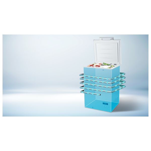  مجمدة افقية هايسنس - 24 قدم - FC-65DD4SA - ابيض 