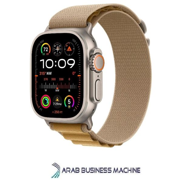  Apple Watch Ultra 2 2024 GPS + Cellular, - 49mm - L - Natural Titanium Case with Tan Alpine Loop 