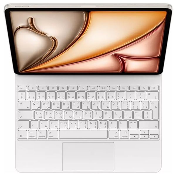 Apple MDFW4AB/A - Wireless Keyboard For iPad Air 13-inch (M3) - Arabic - White