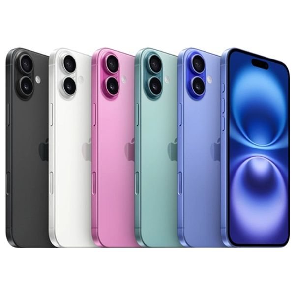 ابل ايفون 16 - 6.1 انج - شريحة A18 - ذكاء ابل الصناعي - تصميم المنيوم - زر تحكم بالكاميرا