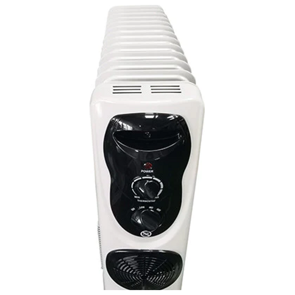  Alhafidh Heater - OHHA-13LWBF - Oil-Filled Radiator - White 