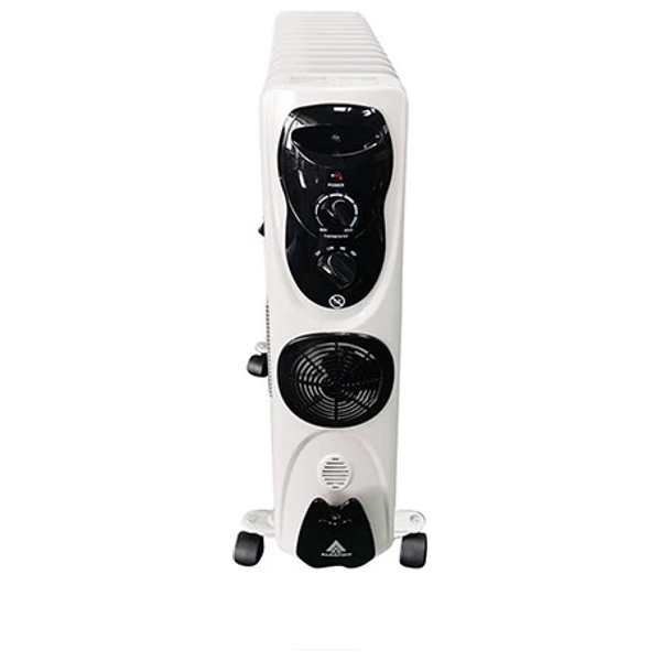  Alhafidh Heater - OHHA-13LWBF - Oil-Filled Radiator - White 