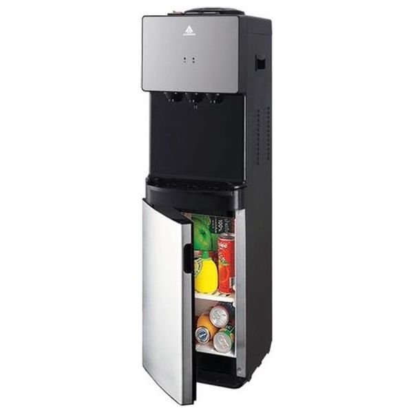 Alhafidh DHA-58SSB - Water Dispenser With Refrigerator - Silver