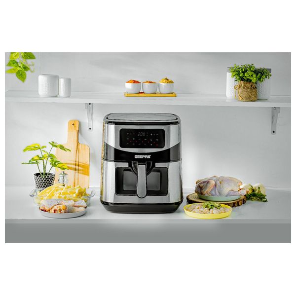  Geepas GAF37524 - Air Fryer - Silver 