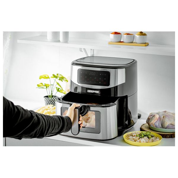  Geepas GAF37524 - Air Fryer - Silver 