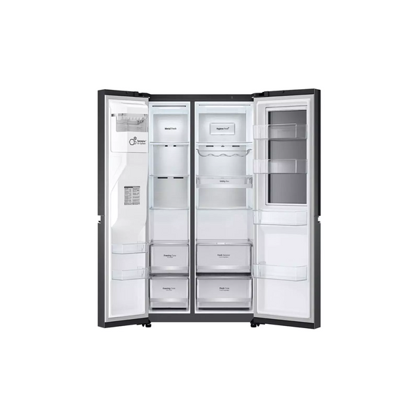 LG GCX-287TNB - 24ft - French Door Refrigerator - Matte Black