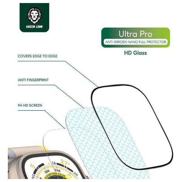 واقي ساعة ابل كرين - GNHDGL49CL - شفاف