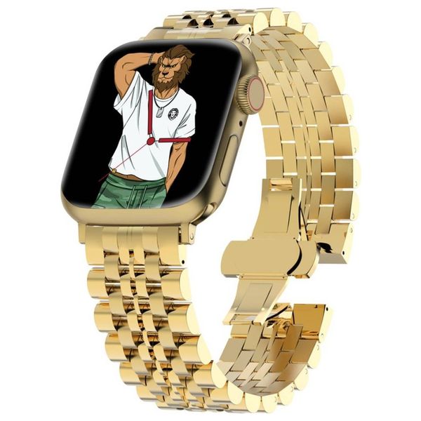 حزام كرين GNMPACW44GD - لساعة ابل - ذهبي