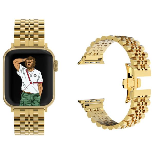 حزام كرين GNMPACW44GD - لساعة ابل - ذهبي