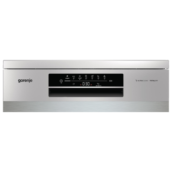  غسالة صحون جورنجي - GS643D60X - قائمة بذاتها - 60 سم - 16 سيت - استهلاك الماء 11 لتر/دورة في الدقيقة - 6 برامج  - رمادي 
