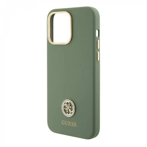 Guess GUHCP15XM4DGPA - Mobile Cover For iPhone 15 Pro Max - Khaki