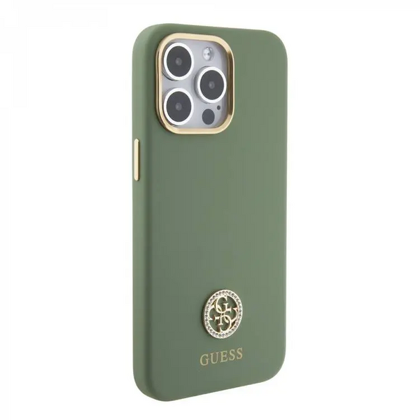 Guess GUHCP15XM4DGPA - Mobile Cover For iPhone 15 Pro Max - Khaki