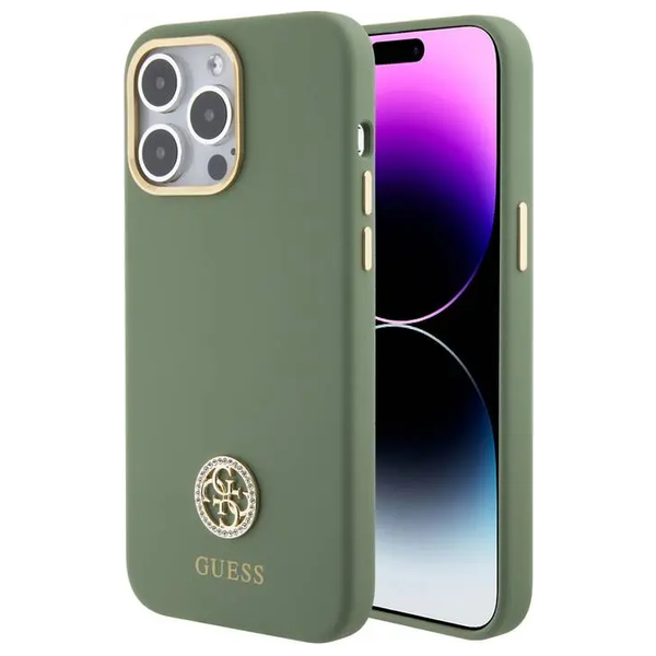 Guess GUHCP15XM4DGPA - Mobile Cover For iPhone 15 Pro Max - Khaki