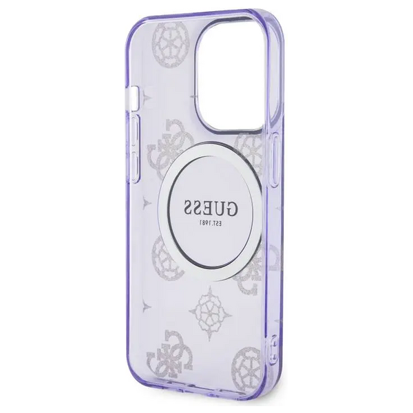 Guess GUHMP15XHMPGSU - Mobile Cover For iPhone 15 Pro Max - Purple