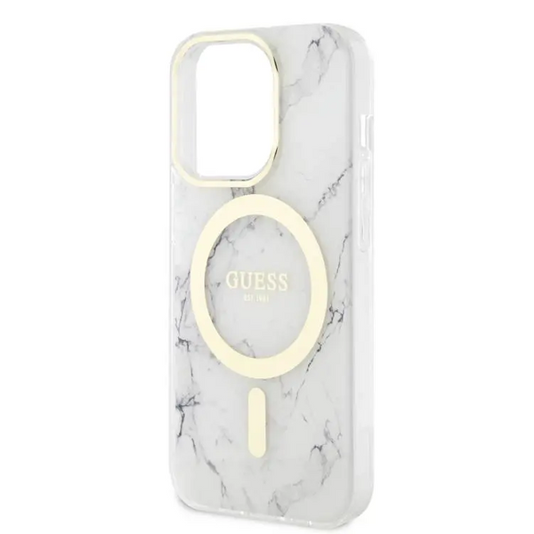 Guess GUHMP15XPCUMAH - Mobile Cover For iPhone 15 Pro Max - White