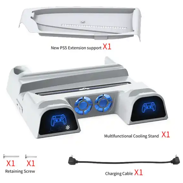 Dobe TP5-3532B Multlfunctiona Cooling Stand - White
