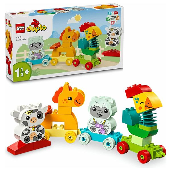  LEGO DUPLO Animal Train - Educational Toy for Toddlers 