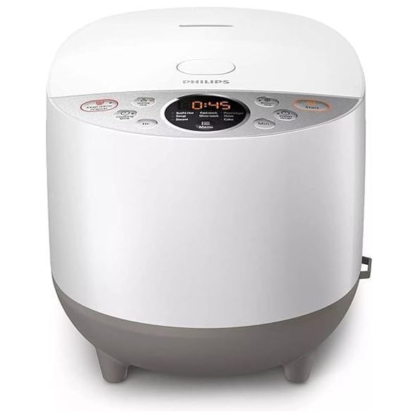  جهاز طبخ الرز فيليبس - 1,8لتر - HD4515/55 -سلفر 