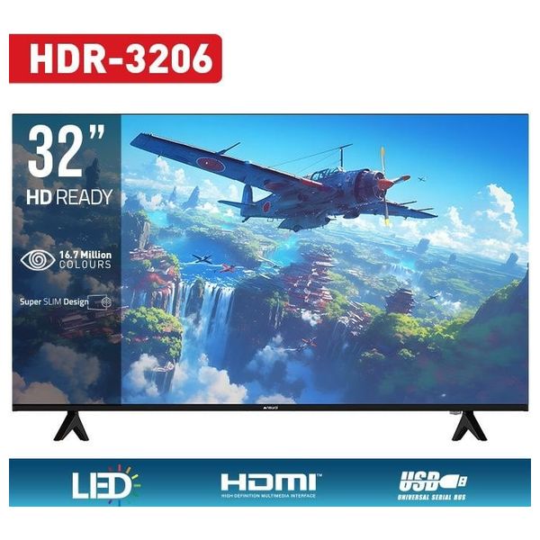  Newal HDR-3206 - 32 Inch - HD Ready - LED - 60Hz - Android Smart TV - Black 