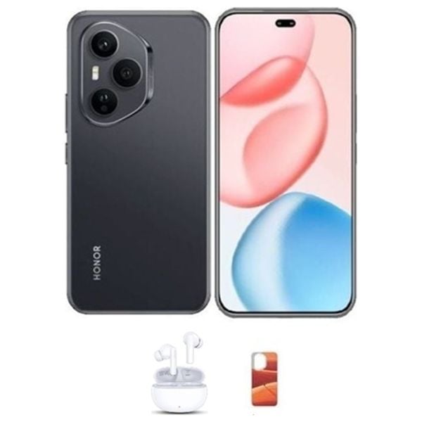 هونر 400 برو 5G - دبل سيم - 512/12 كيكابايت - 6.7 انج - اموليد 120 هيرنز - سنابدراجون 8 الجيل الثالث (4 نانومتر) - بحجم بطارية 6000 ميلي امبير + حافظة + سماعة هونر - Earbuds X7i