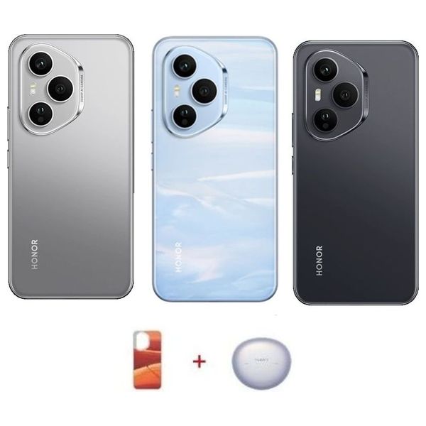 Honor 400 Pro 5G - Dual SIM - 512/12GB - 6.7 Inch - AMOLED 120Hz - Snapdragon 8 Gen 3 (4 nm) - 6000 mAh + Cover + Honor Freeclip - Purple