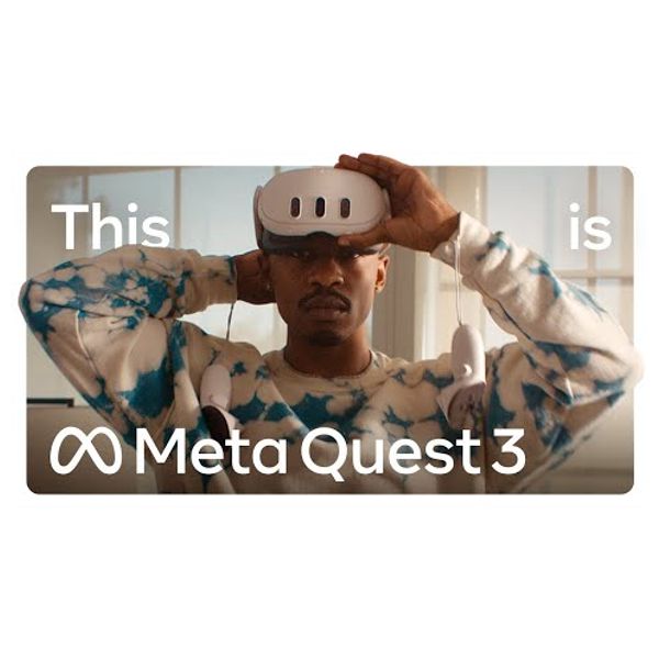 نظارة الواقع الافتراضي ميتا - 128GB - Quest 3