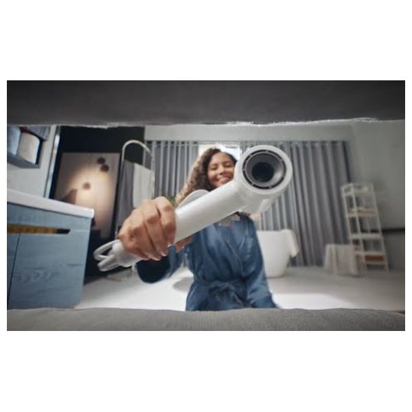 Laifen Swift Premium Hair Dryer - powerful performance with ionic technology for fast drying - 1400W - Golden Blue + Hair Brush