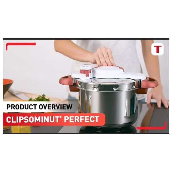 تيفال قدر ضغط كليبسو مينوت بيرفكت - 9 لتر - P4624931 - سلفر 