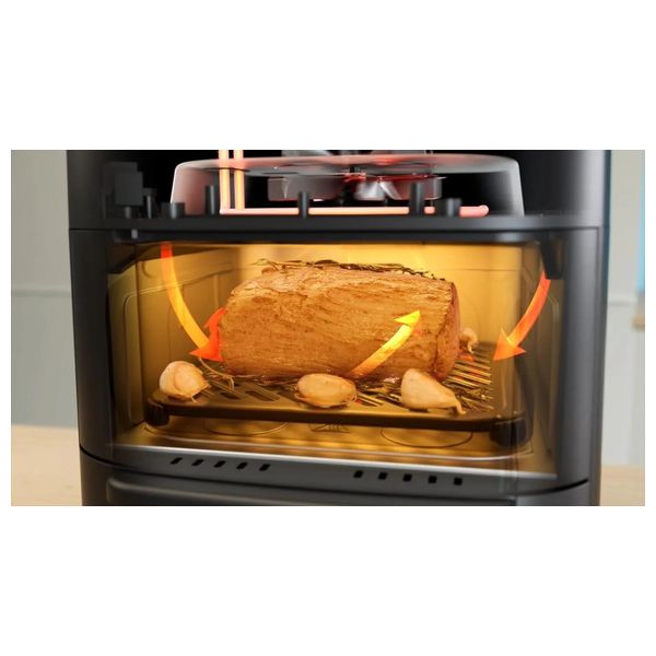  Midea MAD-110D4APK-IQ - Smart Dual-Zone Digital Air Fryer - 1700W - 11L - Black 