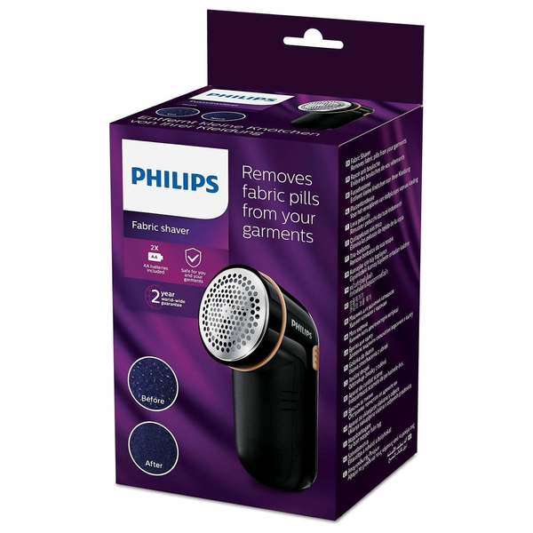  Philips GC026/80 - Portable Fabric Lint Remover - Black 