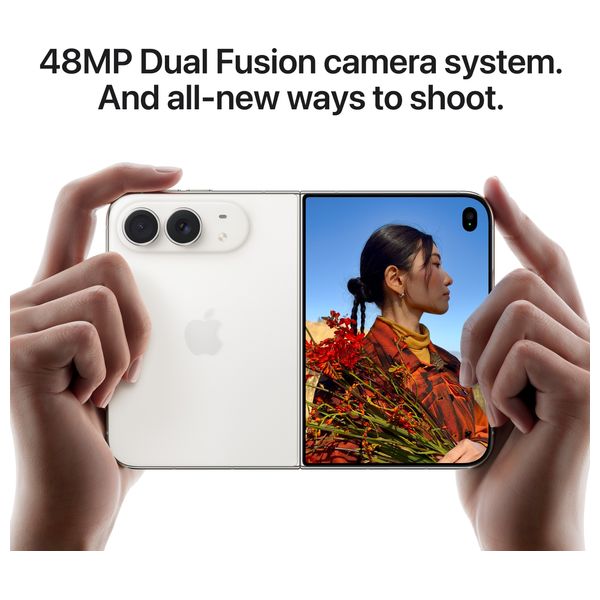 Apple iPhone Duo - eSIM - 6.8 inch Foldable Display - A20 Pro - 48MP Dual Fusion Camera System - Apple Intelligence