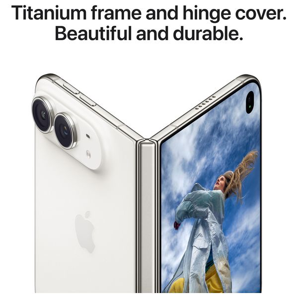 Apple iPhone Duo - eSIM - 6.8 inch Foldable Display - A20 Pro - 48MP Dual Fusion Camera System - Apple Intelligence
