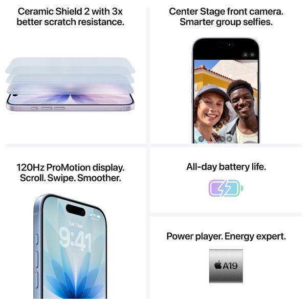 Apple iPhone 17 - Dual e-SIM - 6.3-inch Display - A19 Chip - 3692 mAh, 40W Charging, AI Features - Japan Version