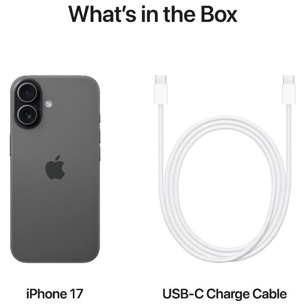 Apple iPhone 17 - Dual e-SIM - 6.3-inch Display - A19 Chip - 3692 mAh, 40W Charging, AI Features - Japan Version