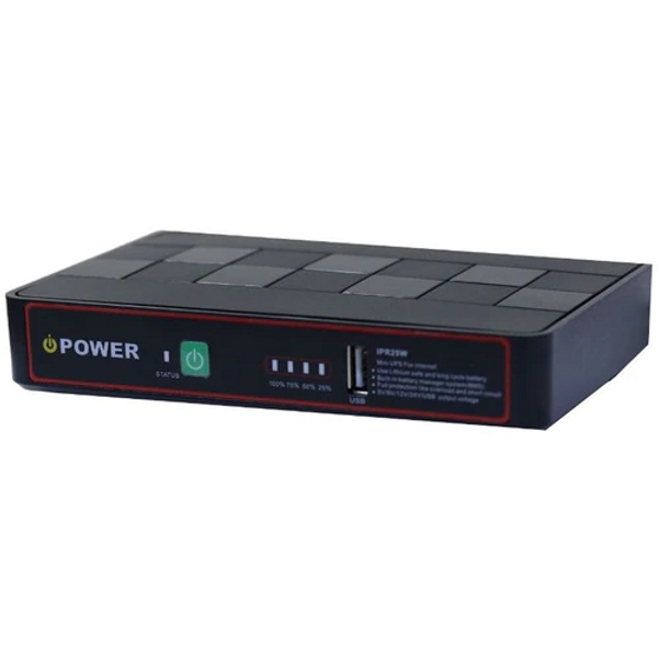  iPower UPS For WiFi Router - 5V - IPR25W - Black 