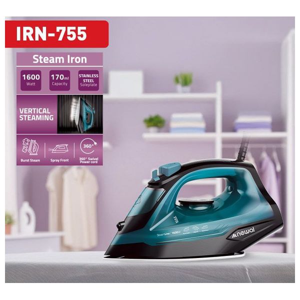  مكواة بخار نوال - 1600 واط - IRN-755 - أخضر 