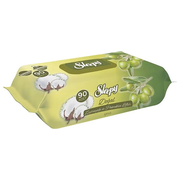 Sleepy Baby Wipes - 90 Wipes Pack - Cotton Fiber