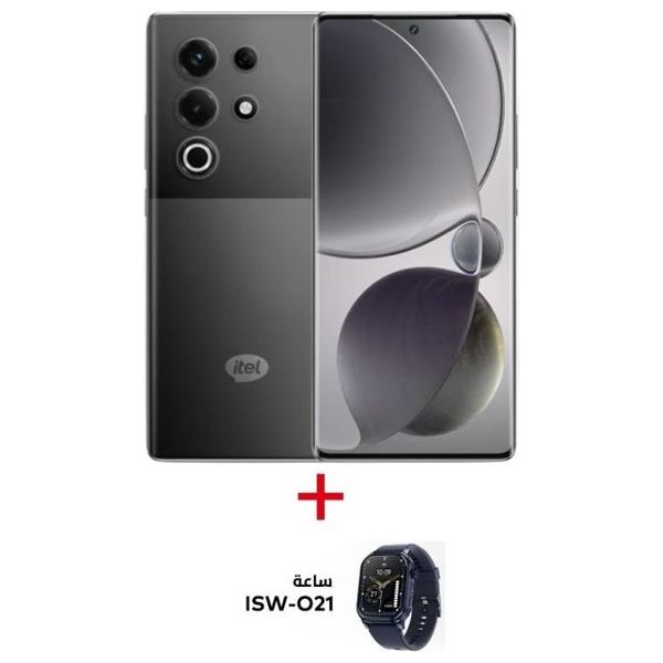 اي تيل S25 Ultra - دبل سيم - 512/8 كيكابايت + ساعة اي تيل - ISW-O21 - اسود