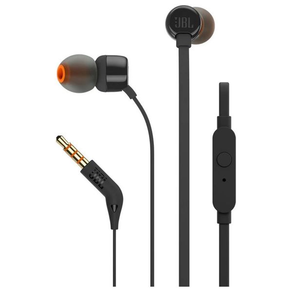  JBL JBLT110BLK - Headphone In Ear - Black 