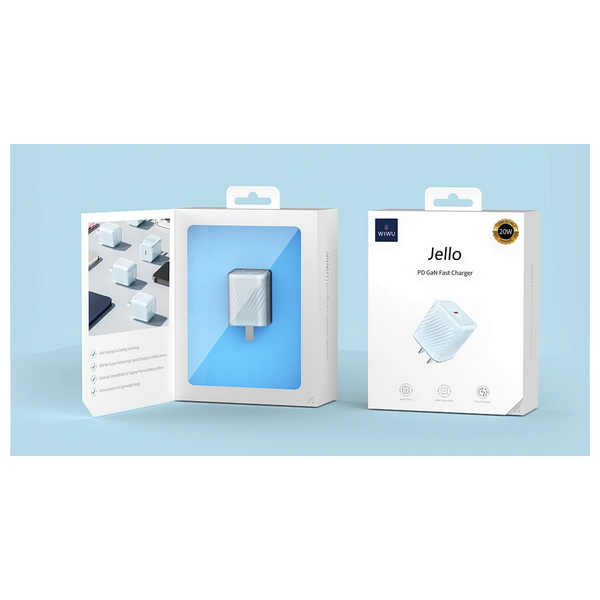  WIWU Jello - Wall Charger - Blue 